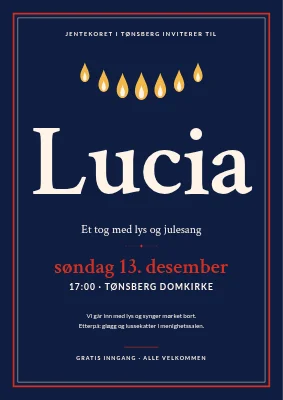 Luciafeiring — lyskrone