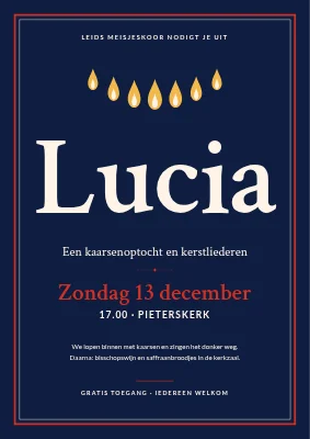 Luciaviering — lichtkroon