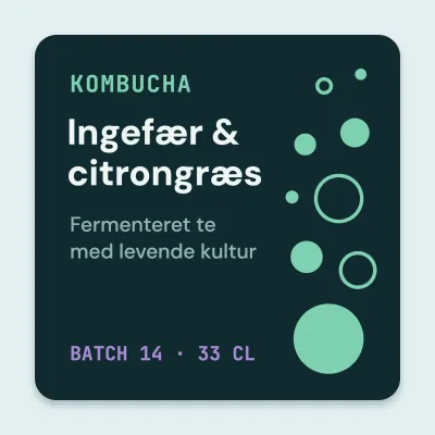 Kombucha med bobler