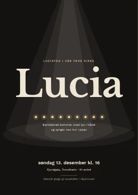 Luciatog i kirken