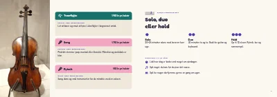 Side 6–7 af Sæsonprogram for musikskole – 16 sider