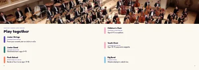 Seiten 8–9 von Season programme for a music school – 16 pages
