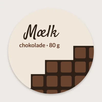 Brækket mælkechokolade