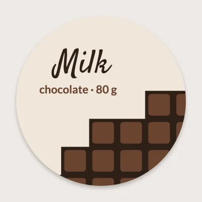 Broken milk chocolate