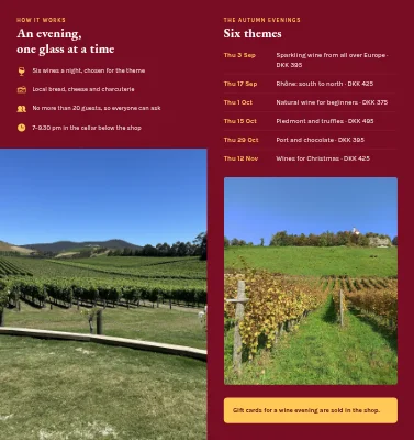 Sida 2 av Wine evenings