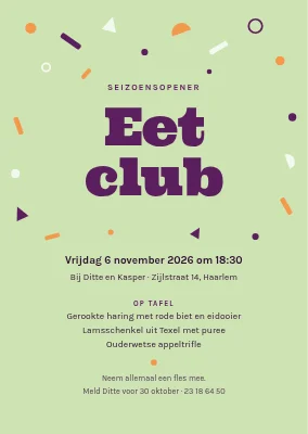 Supperclub op Bornholm — uitnodiging