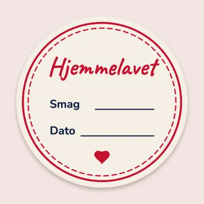 Hjemmelavet med linjer
