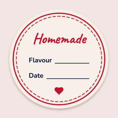 Homemade with lines