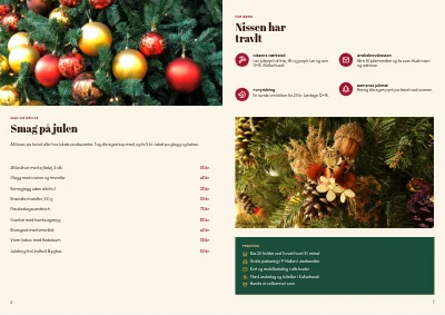 Side 6–7 af Program for julemarked – 8 sider