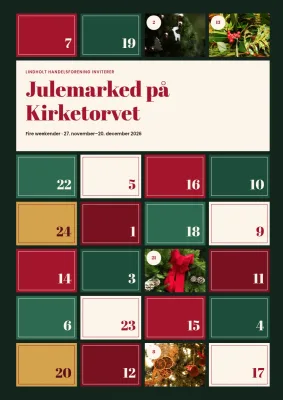Program for julemarked – 8 sider