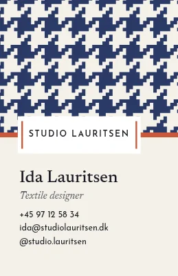 Houndstooth weave
