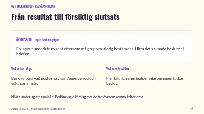Sida 4 av En tydligare kreativ brief