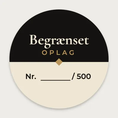 Begrænset oplag med nummer