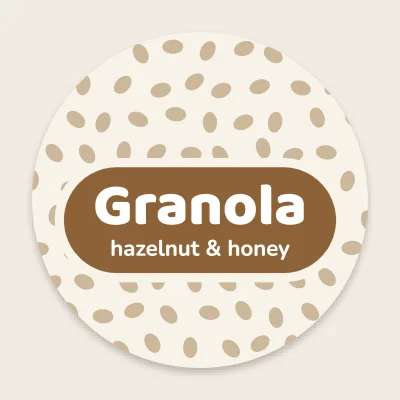 Granola with oat flakes