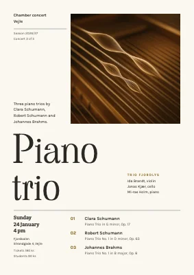 Chamber concert — piano trio in Vejle