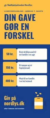 Roll-up til indsamling — din gave gør en forskel