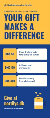 Relief appeal roll-up — your gift makes a difference