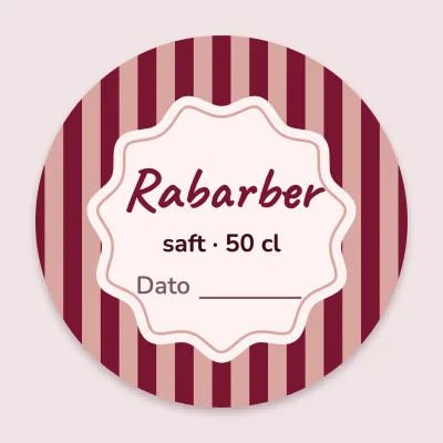 Rabarbersaft