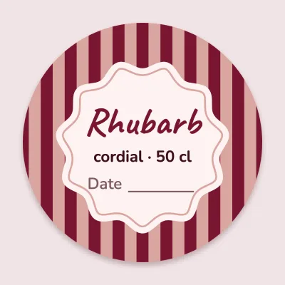 Rhubarb cordial