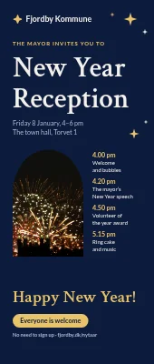 New Year reception roll-up — the mayor invites you