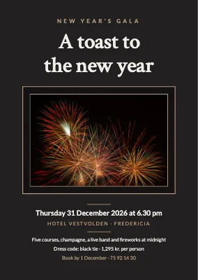 New Year’s gala — invitation