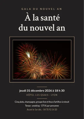 Gala du Nouvel An — invitation