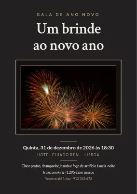 Gala de Ano Novo — convite