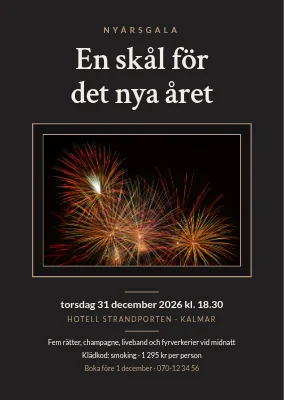 Nyårsgala — inbjudan