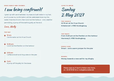 Page 2 of Confirmation by the water