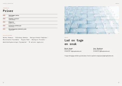Side 22–23 af Portfolio for arkitekttegnestue – 24 sider