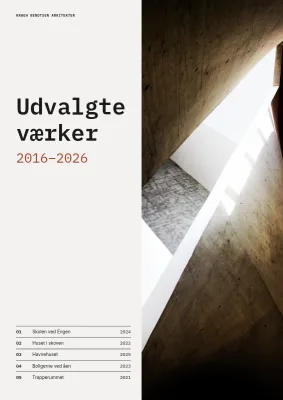 Portfolio for arkitekttegnestue – 24 sider
