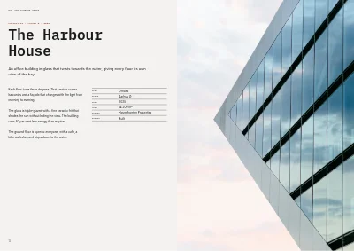 Seiten 12–13 von Architecture studio portfolio – 24 pages