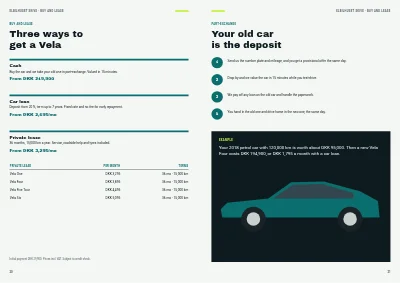 Pagine 20–21 di Model catalogue for an electric car dealer – 24 pages