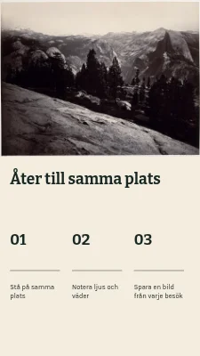 En plats att återvända till · Visuellt recept