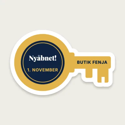 Nøglen til den nye butik