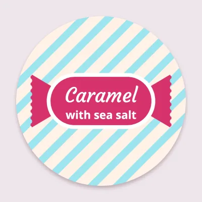 Wrapped caramel