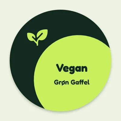 Vegan on a lime disc