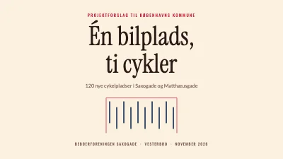Projektforslag til kommunen — cykelparkering