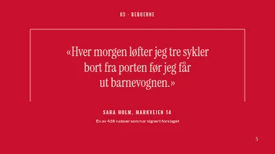 Side 5 av Forslag til kommunestyret — sykkelparkering