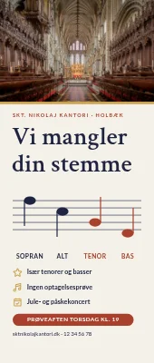 Roll-up til kor — vi mangler din stemme
