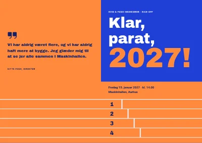 Kick-off på startbanen