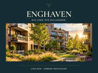 ENGHAVEN — projektskilt boliger