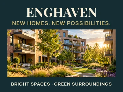 ENGHAVEN — Housing project sign