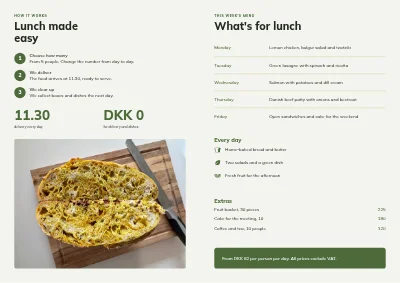 Page 2 of Office lunch scheme