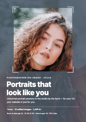 Portrait photographer — book a session