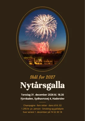 Nytårsgalla i Haderslev — invitation