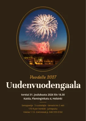 Uudenvuoden gaala Haderslevissä — kutsu