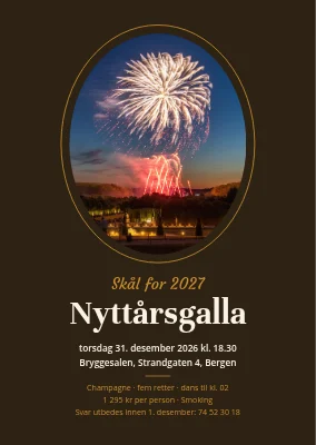 Nyttårsgalla i Haderslev — invitasjon