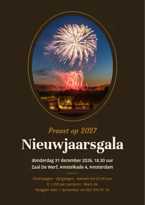Nieuwjaarsgala in Haderslev — uitnodiging
