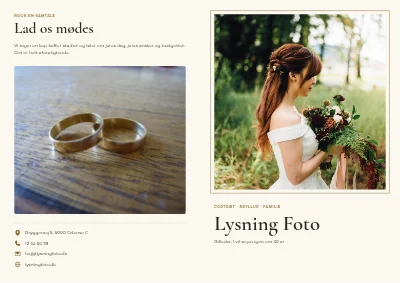 Fotograf: portræt og bryllup